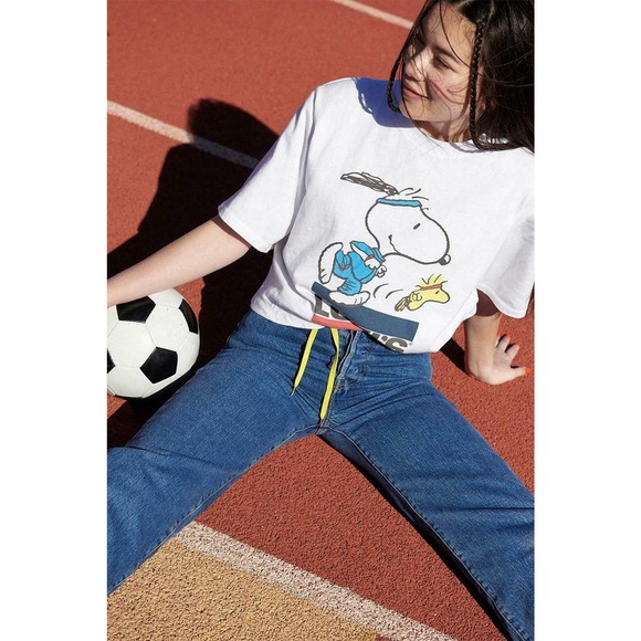Levi's Tops - Levi's X Peanuts Boxy Tee Shirt Snoopy Graphic Tee